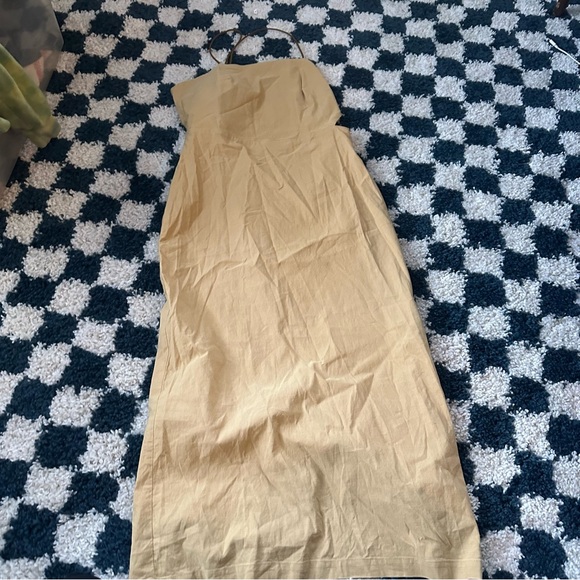 Paloma Wool Tiffany Dress 40/m/l  Yellow Beige - Picture 8 of 9